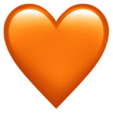 🧡 オレンジハート